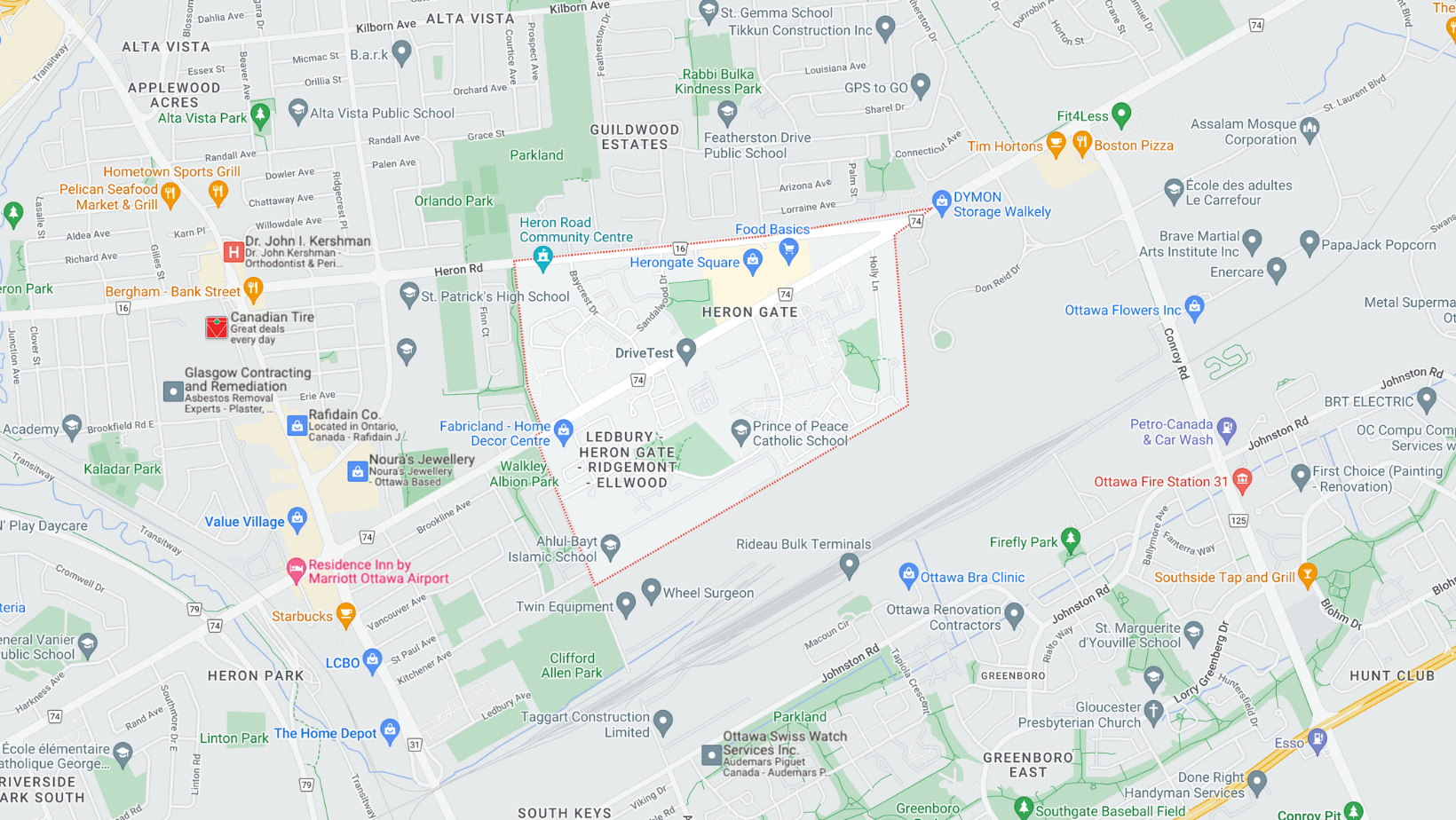 Petsmart heron shop gate